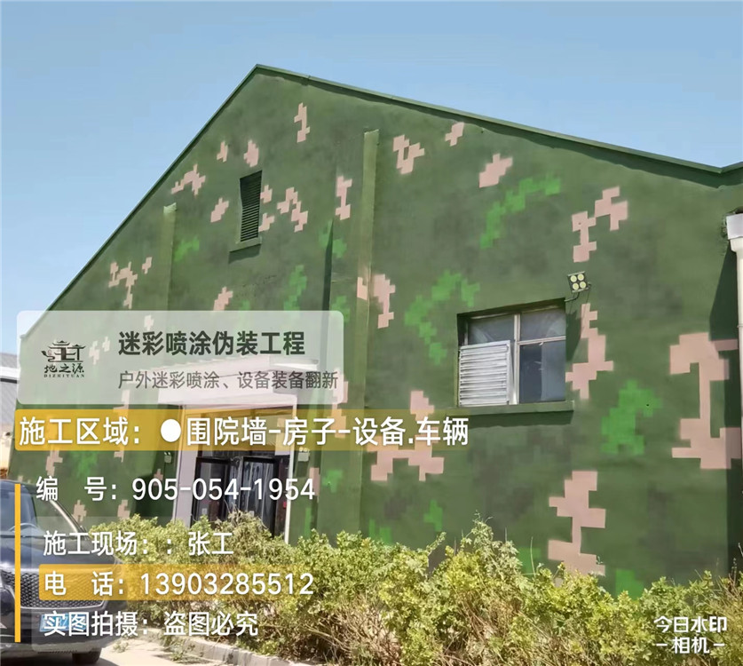 黑龙江外墙数码迷彩漆施工报价清单（100㎡标准墙面测算）